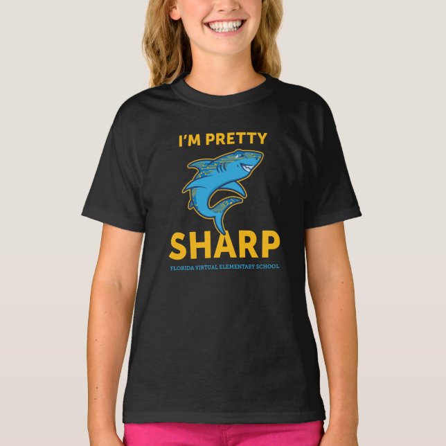 FVES I'm Pretty Sharp, Youth/Black T-Shirt (Front)