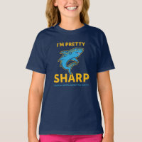 FVES I'm Pretty Sharp, Youth/Navy T-Shirt