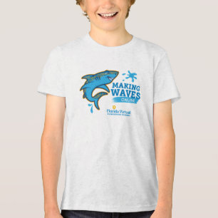 FVES "Making Waves Online" Youth T-Shirt Tri-Blend Shirt
