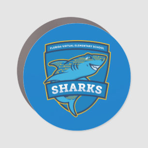 FVES Sharks Car Magnet