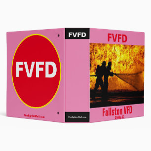  FVFD 3 Ring Binder