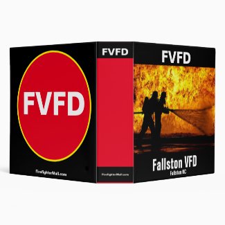 FVFD 3 Ring Binder
