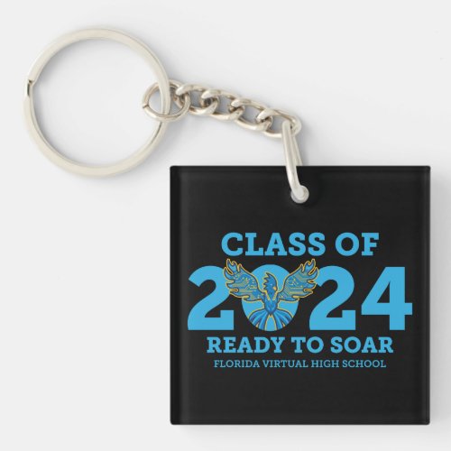 FVHS Class of 2024 Keychain square black