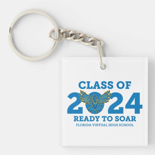 FVHS Class of 2024 Keychain square white