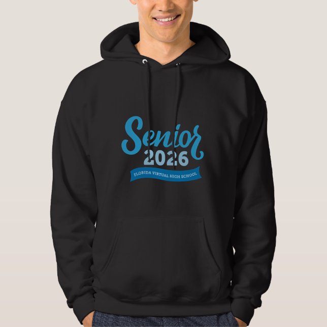 FVHS Senior 2026 Hoodie (Black) (Front)