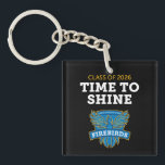 FVHS Time to Shine Keychain (Black)<br><div class="desc">Carry senior‑year pride everywhere with this square black keychain featuring the bold “Time to Shine” slogan. Sleek,  durable,  and easy to spot,  it’s the perfect small gift or keepsake for any Florida Virtual High School senior.</div>