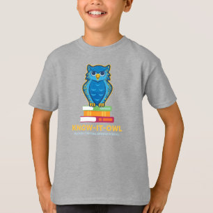 FVMS Know-It-Owl, Gray Youth T-Shirt
