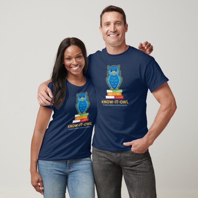 FVMS Know-It-Owl, Navy  T-Shirt (Unisex)