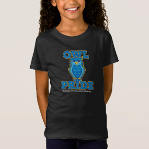 FVMS Owl Pride, Gray/Youth T-Shirt