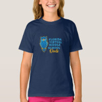 FVMS Owls, Navy Youth T-Shirt
