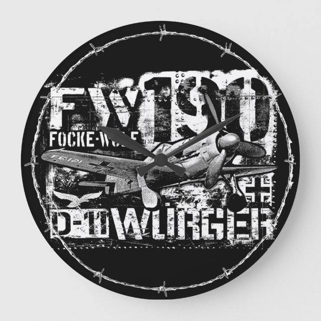 Fw 190 D-11 Large Clock (Front)