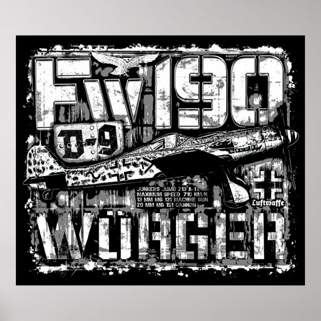 Fw 190 D-9 Poster (Front)