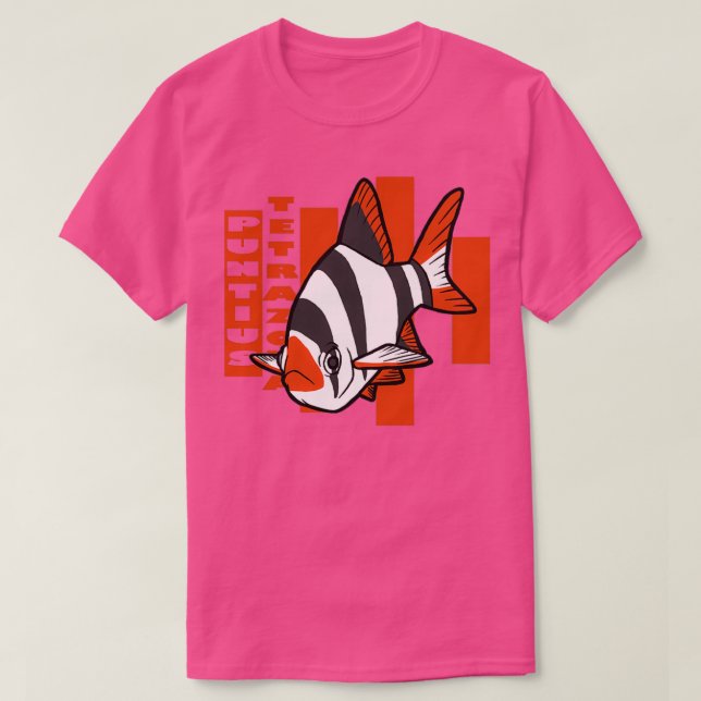 FW Fish Tiger Barb T-Shirt (Design Front)