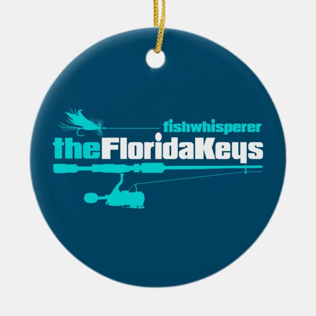 fw Florida Keys Ceramic Ornament (Front)