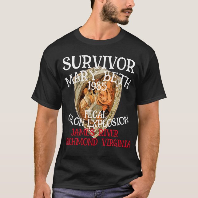 FW HG SL MARY BETH FECAL COLON EXPLOSION T-Shirt (Front)