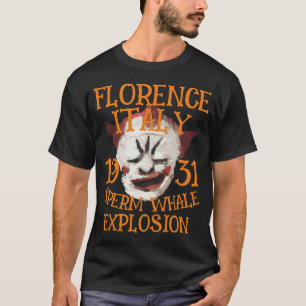 FW HG SL Sperm Whale Explosion FLORENCE ITALY T-Shirt