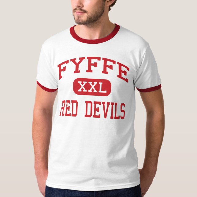 Fyffe - Red Devils - High School - Fyffe Alabama T-Shirt (Front)