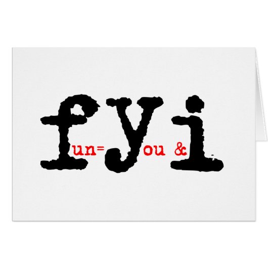 fyi cards (Front Horizontal)