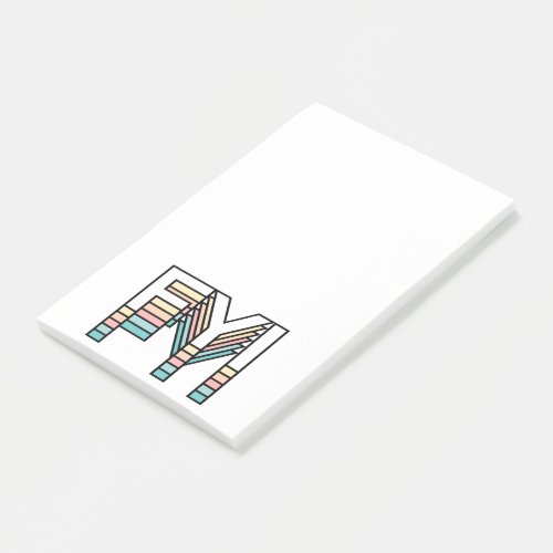 FYI Pastel Retro Aesthetic Modern Typography Post_it Notes