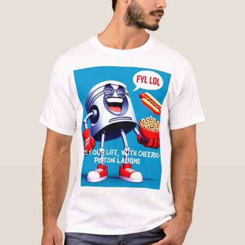FYL FUEL YOUR LIFE WITH CHEERIO_PISTON LAUGHS T_Shirt