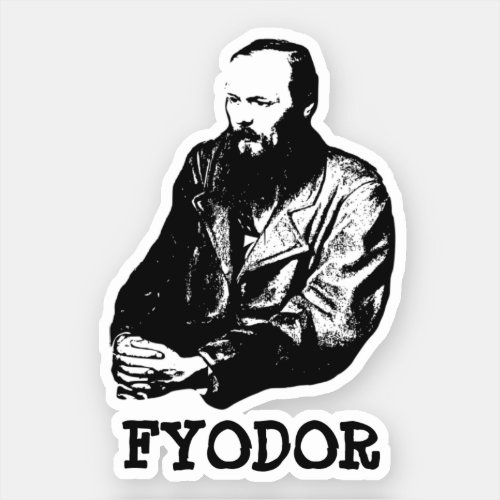 Fyodor Classic Round Sticker