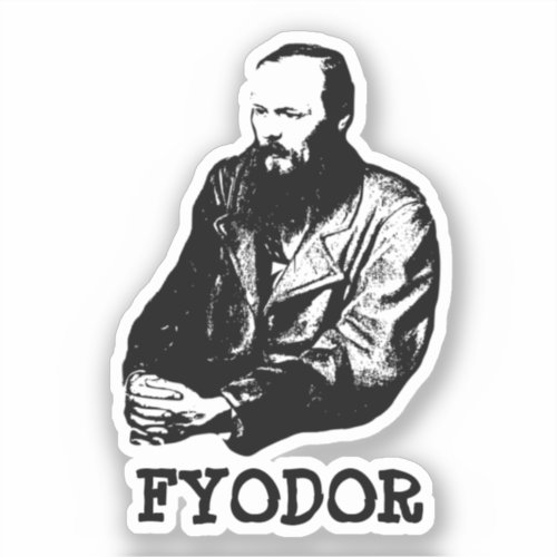 Fyodor Classic Round Sticker