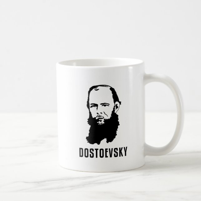 Fyodor Dosoevsky Coffee Mug (Right)