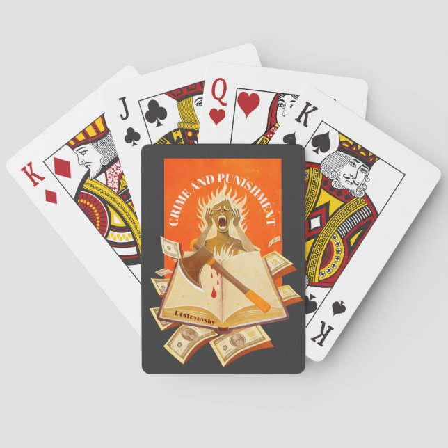 Fyodor Dostoevsky, Crime and Punishment  Poker Cards (Back)
