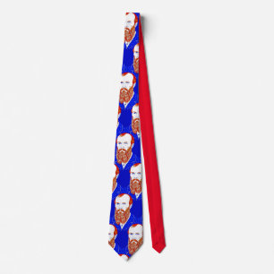 Fyodor Dostoevsky - Geometric elegant style Neck Tie