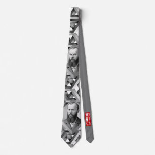 Fyodor Dostoevsky - Geometric elegant style Neck Tie