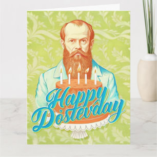 Fyodor Dostoevsky - Happy Birthday Card