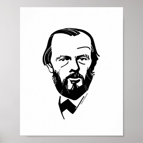 Fyodor Dostoevsky Poster