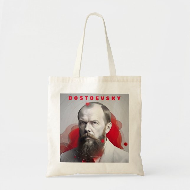 Fyodor Dostoevsky - quote about stupidly  Tote Bag (Front)