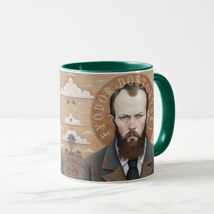 Fyodor Dostoevsky, Saint Dostoyevsky portrait Mug