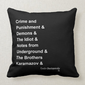 Fyodor Dostoyevsky Throw Pillow