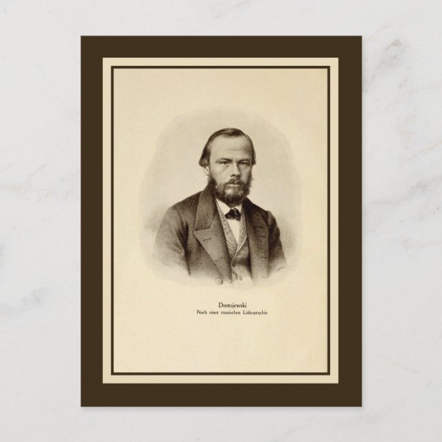 Fyodor Mikhailovich Dostoyevsky Postcard (Front)