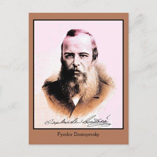 Fyodor Mikhailovich Dostoyevsky Postcard