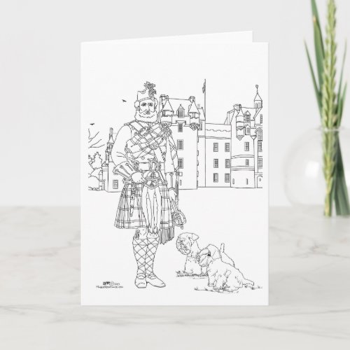 Fyvie Castle Scotland Card