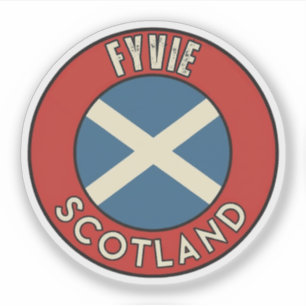 Fyvie, Scotland Sticker