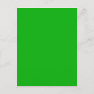 G05 Green Color Postcard
