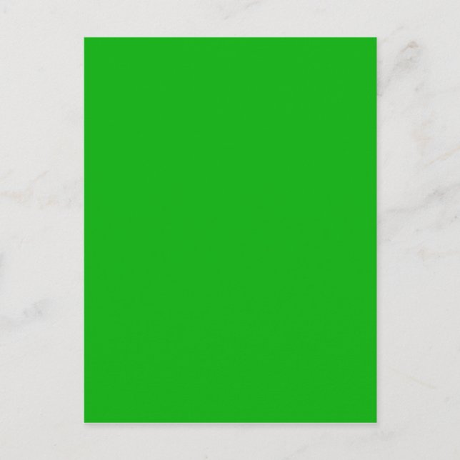 G05 Green Color Postcard (Front)