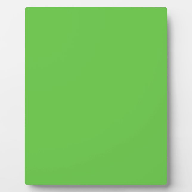 G10 Peacefully Creative Green Color Plaque (Front)