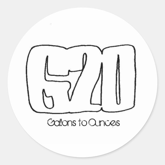 G2O White Sticker (Front)