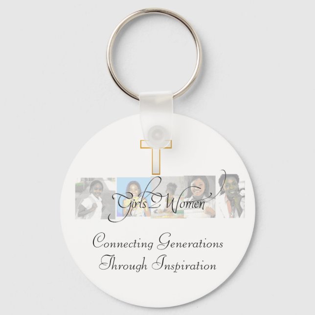 G2W Tagline with Cross Keychain (Front)