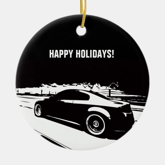 G35 Coupe Christmas Ornament (Front)
