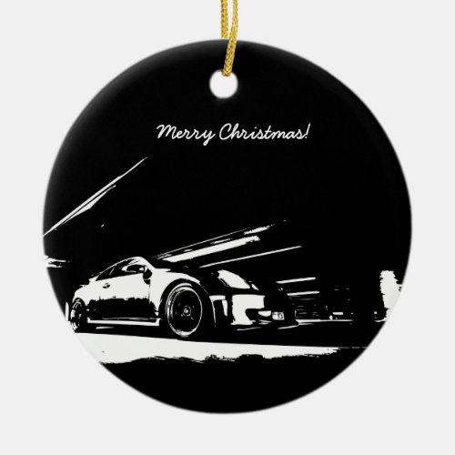 G35 Coupe Rolling shot Christmas Ornament