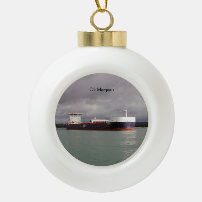G3 Marquais ball or snowflake ornament (Front)