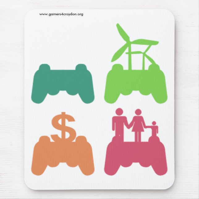 G4C Stacked Icons Mousepad (Front)