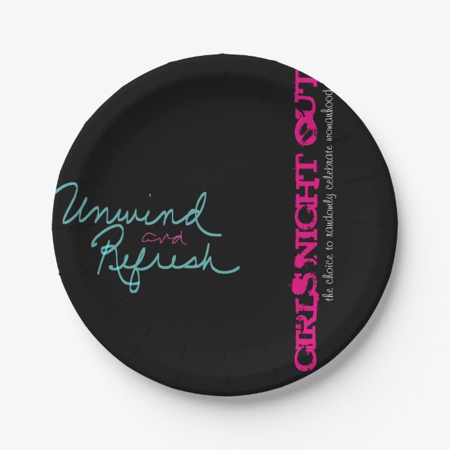 G4E Girls Night Out Plates (Front)