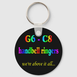 G6-C8 Handbell Ringers Keychain